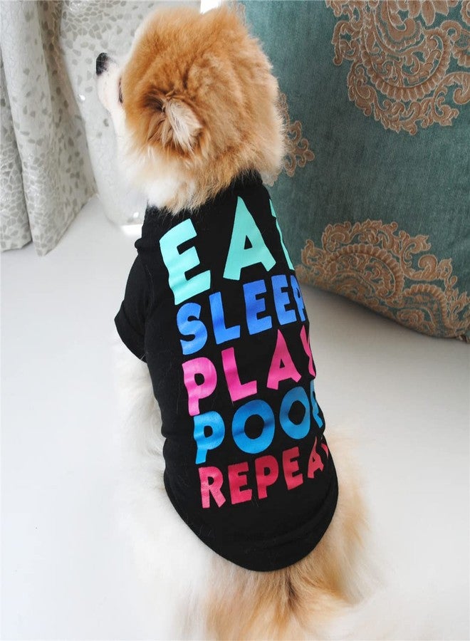 PETANGEL EAT Sleep Play Pattern Dog T-Shirt | Cute Pet Cotton Breathable Sweatshirt for Medium Large Dogs (Size: 3XL, Chest: 70cm, Back Length: 52cm) - Image 5
